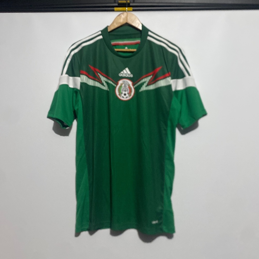 Adidas L Mexico National Team 2014 Home Jersey